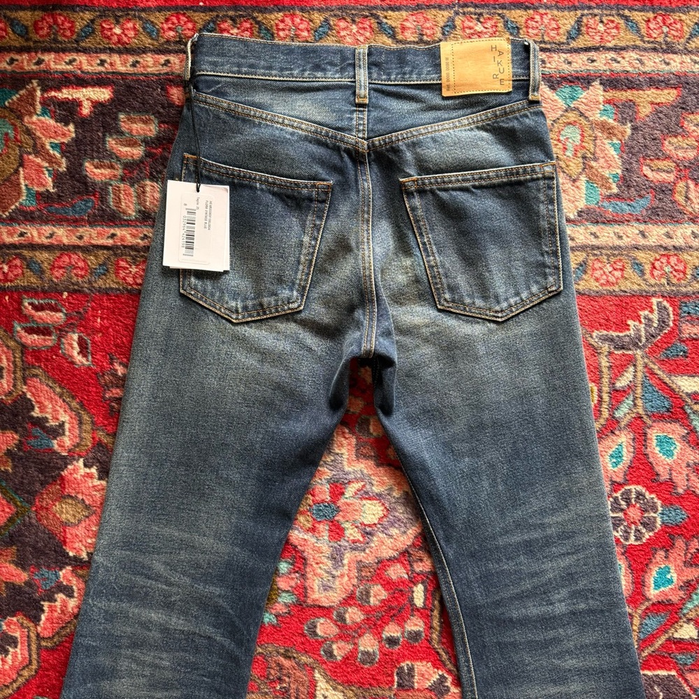 Haikure Flora Vintage Blue Jeans made in Italy 25 NWT - Picture 9 of 9
